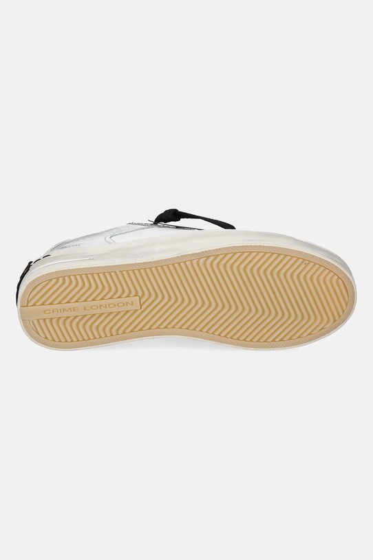 Kožené tenisky Crime London SK8 DELUXE 26102PP5 strieborná