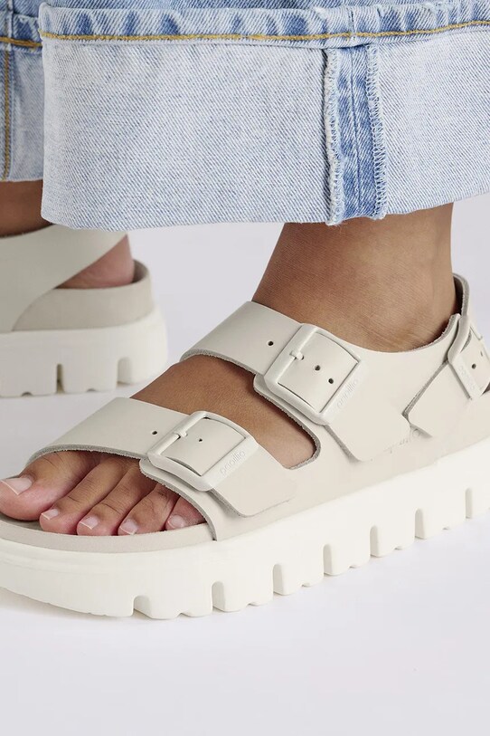 Birkenstock sandale de piele Milano Chunky Exq Birkenstock x Papillio 1029074