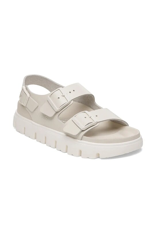Birkenstock sandale de piele Milano Chunky Exq Birkenstock x Papillio 1029074 bej SS25