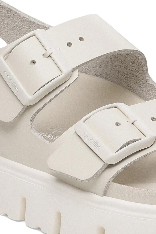 Încălțăminte Birkenstock sandale de piele Milano Chunky Exq Birkenstock x Papillio 1029074 bej
