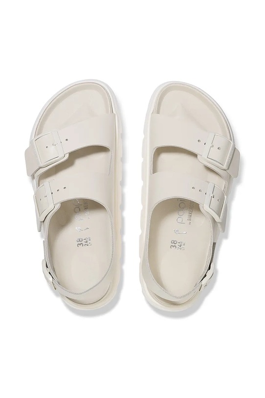 Kožené sandále Birkenstock Milano Chunky Exq Birkenstock x Papillio 1029074 béžová