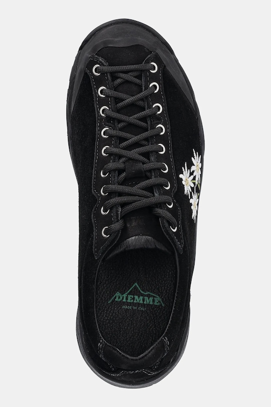 Cipele od brušene kože Diemme Movida crna DI25SPMOW.F06X055BLK