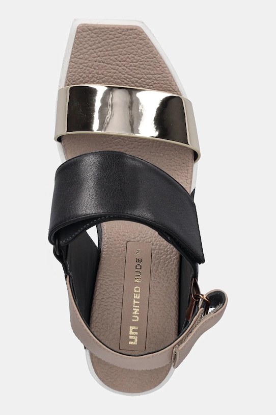 Sandále United Nude Delta Wedge Sandal čierna 1041389316