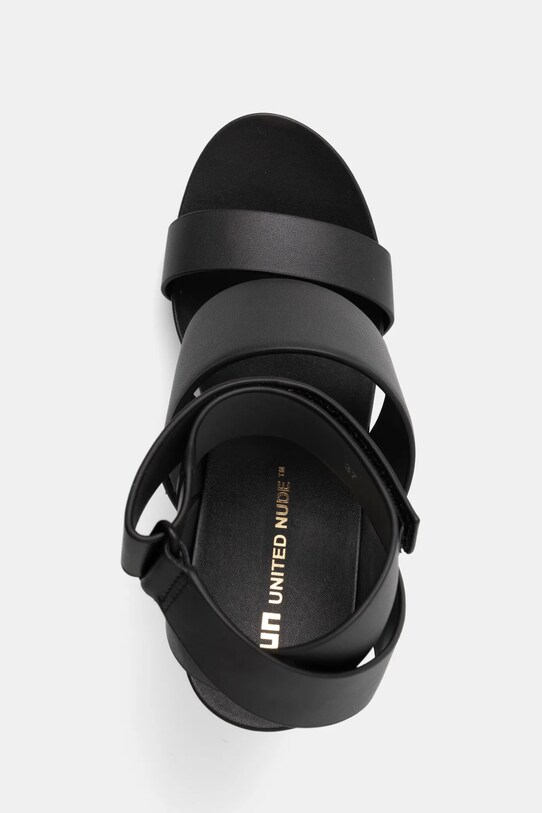 United Nude stilettos de piele Eamz Hana negru 109040116