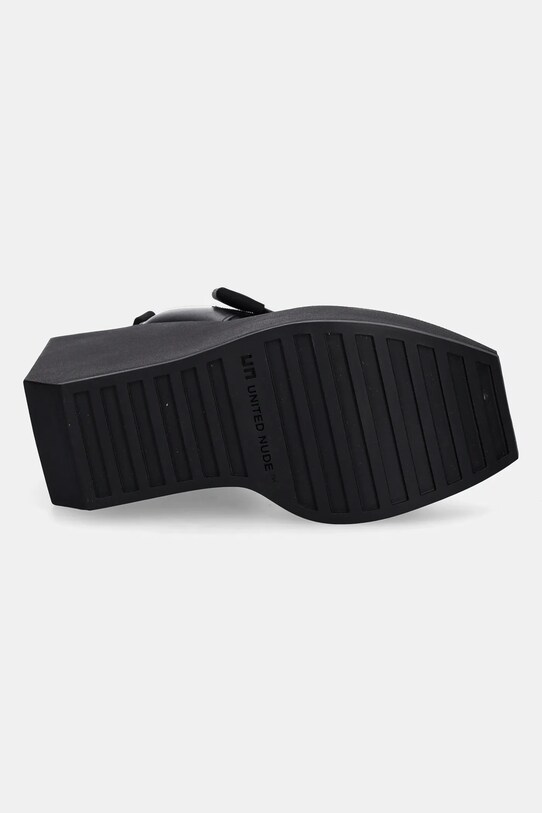 United Nude stilettos de piele Wa Puffy Hi 1092401188 negru