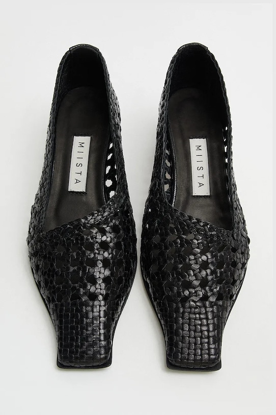 Încălțăminte Miista pantofi de piele Gisla MI.5475 negru