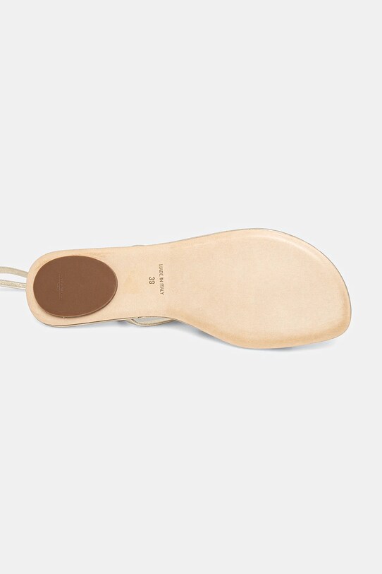 Weekend Max Mara sandale de piele FIABE aur 2515521095600.GOLD