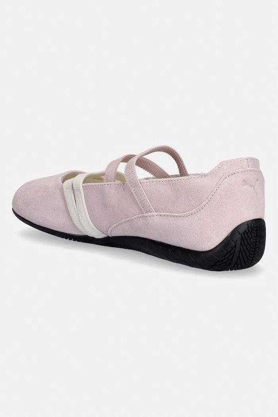 Obuv Semišové baleríny Puma Speedcat Ballet 401287 ružová