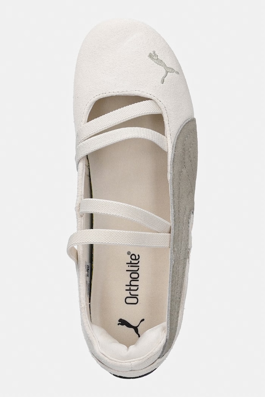 Semišové baleríny Puma Speedcat Ballet béžová 401287