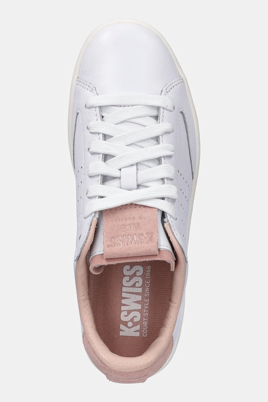 Kožené sneakers boty K-Swiss LOZAN KLUB LTH bílá 97263.190.M