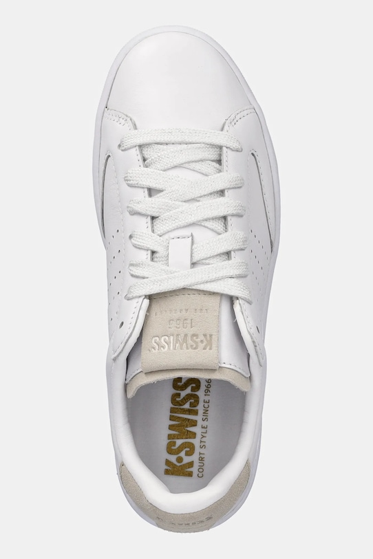 Kožené sneakers boty K-Swiss LOZAN KLUB LTH bílá 97263.907.M