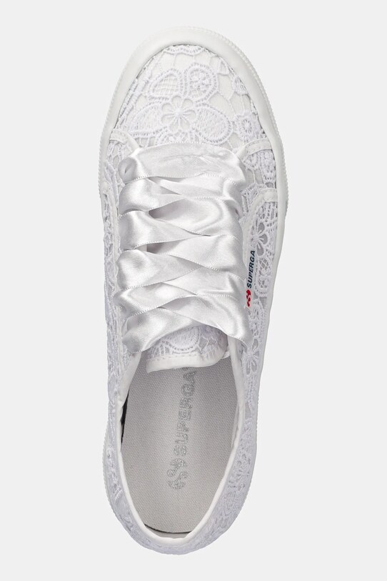 Tenisky Superga FLOWER MACRAME bílá S2136QW.A0A