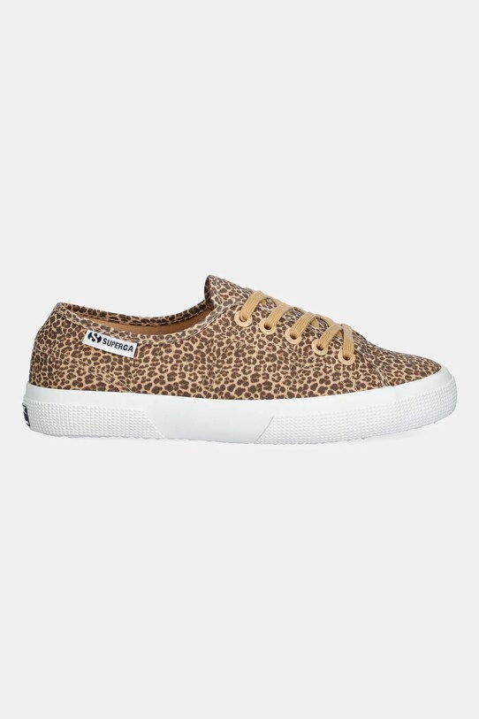 Πάνινα παπούτσια Superga MICRO LEOPARD PRINT LEGGE S6135MW.A08 καφέ SS25