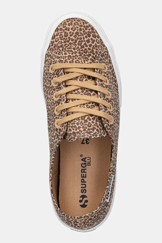 Πάνινα παπούτσια Superga MICRO LEOPARD PRINT LEGGE καφέ S6135MW.A08