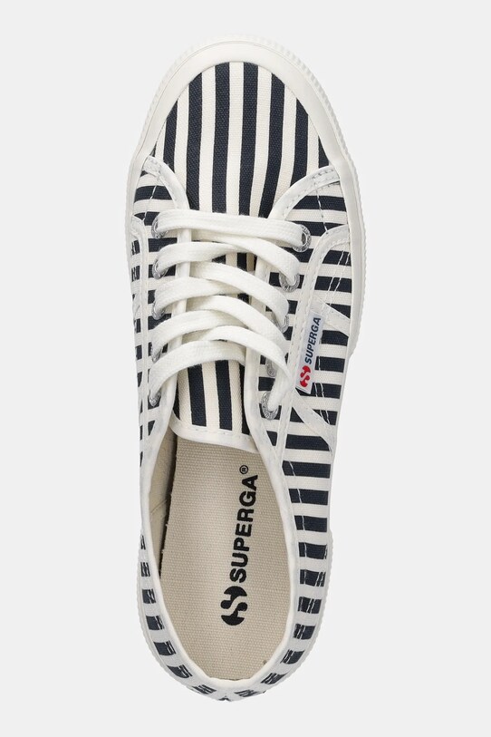 Tenisky Superga STRIPES PRINT tmavomodrá S8148TW.AD5