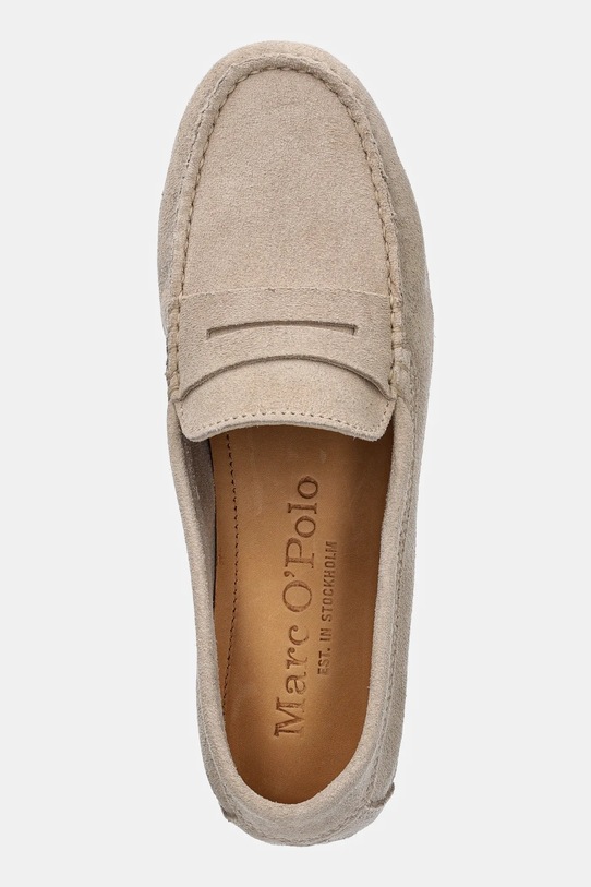 Велурени мокасини Marc O'Polo SELMA 8B бежов 50214623101300