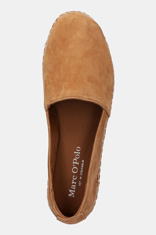 Nubukové espadrilky Marc O'Polo GEM 6B hnědá 50315613801305