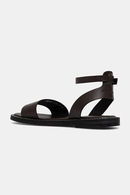 Încălțăminte Marc O'Polo sandale de piele STINA 4A 50318691103100 maro