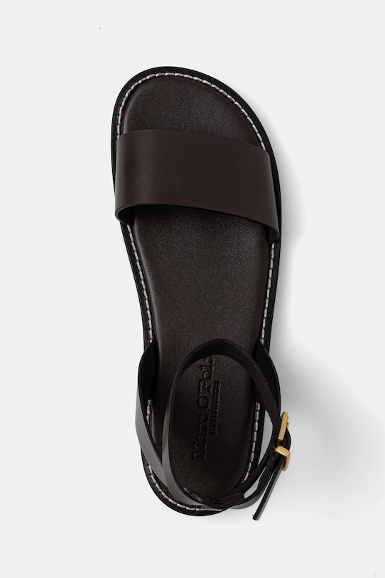 Kožené sandály Marc O'Polo STINA 4A hnědá 50318691103100