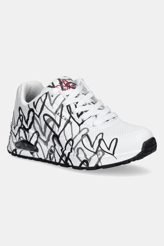Skechers sneakers SKECHERS X JGOLDCROWN textil alb 155507