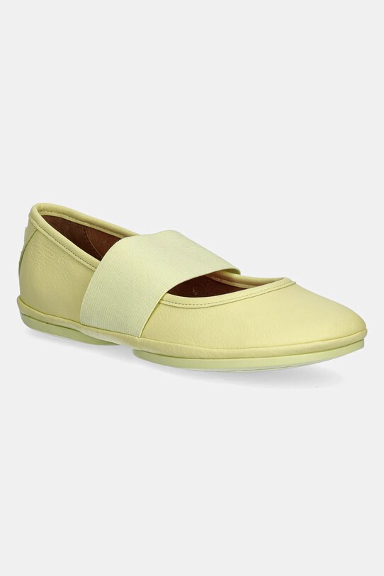 Балетки Camper Right Nina лицьова шкіра жовтий 21595.260