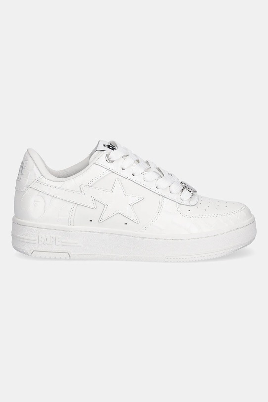 A Bathing Ape sneakersy skórzane BAPE STA #3 L 1K80291303 biały SS25