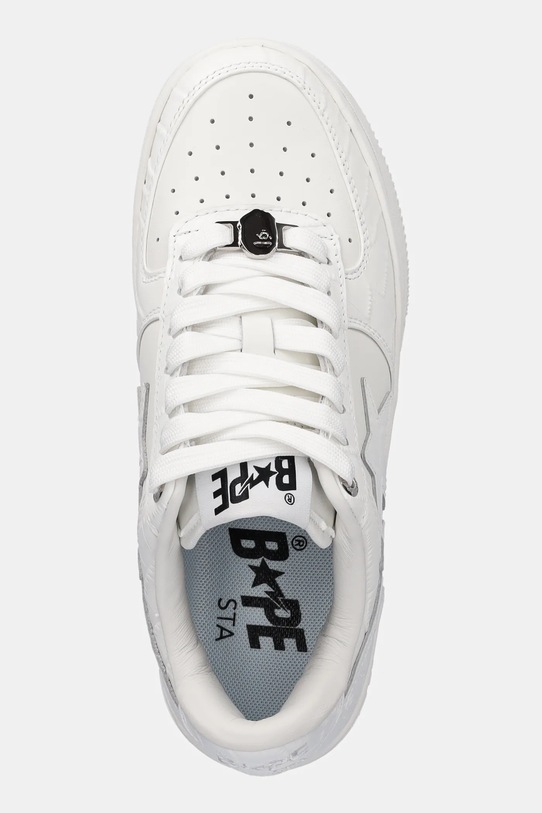 A Bathing Ape sneakersy skórzane BAPE STA #3 L biały 1K80291303