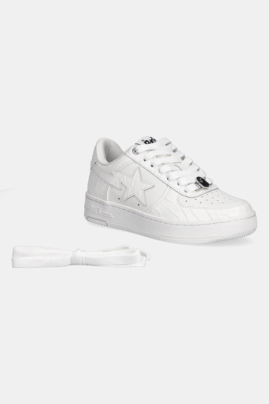 A Bathing Ape sneakersy skórzane BAPE STA #3 L 1K80291303 biały