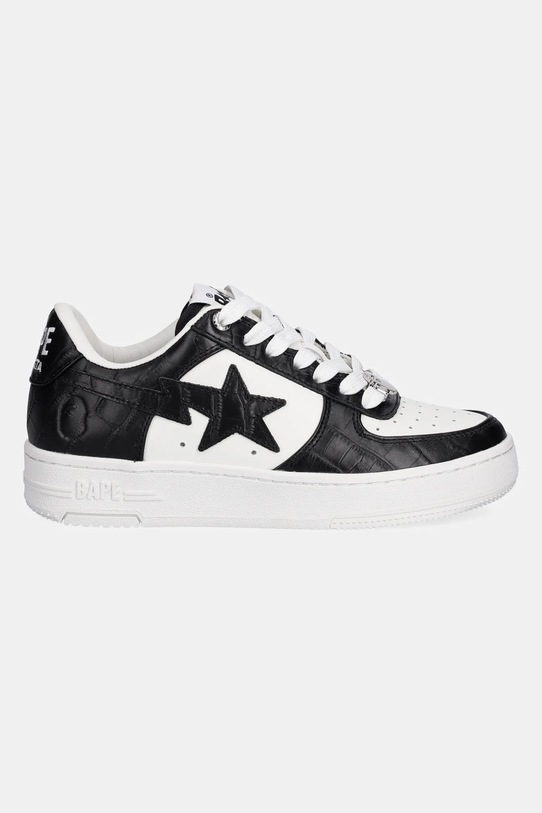 A Bathing Ape sneakersy skórzane BAPE STA #3 L 1K80291303 czarny SS25