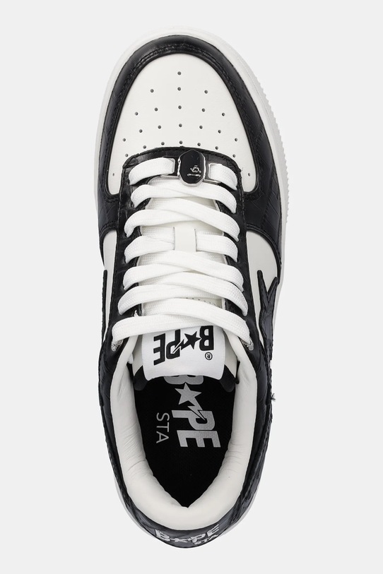 A Bathing Ape sneakersy skórzane BAPE STA #3 L czarny 1K80291303