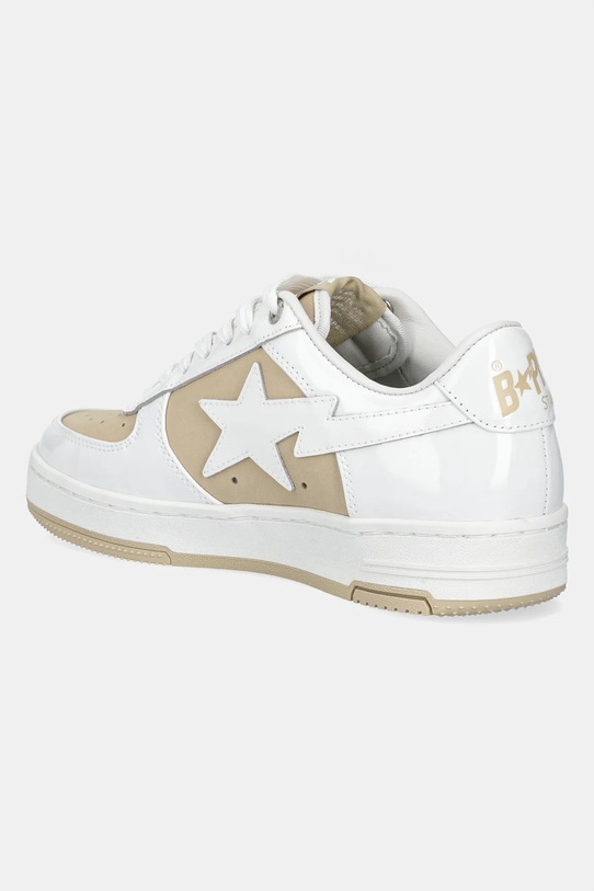Obuwie A Bathing Ape sneakersy skórzane BAPE STA #6 L 1K80291306 beżowy
