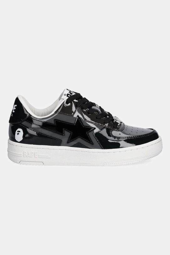 Kožené tenisky A Bathing Ape BAPE STA ICON L 1K80291308 čierna SS25