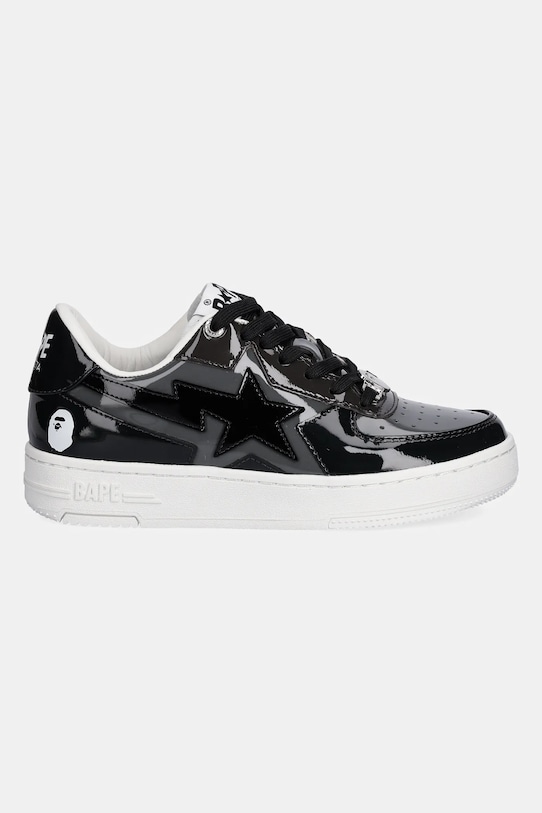 A Bathing Ape leather sneakers BAPE STA ICON L 1K80291308 black SS25