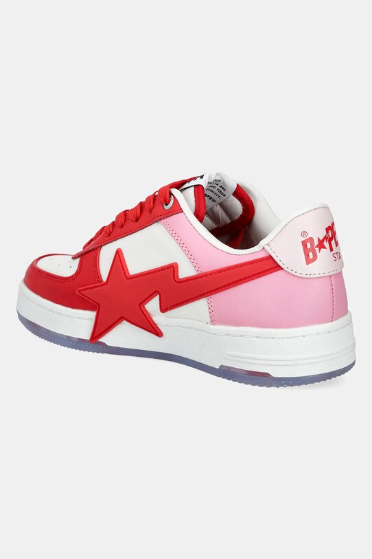 Încălțăminte A Bathing Ape sneakers BAPESTA OS L 1K80291309 rosu