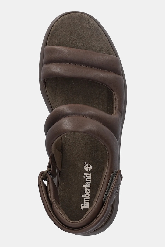 Timberland sandały skórzane Belmar Waves Backstrap brązowy TB0A411REM41