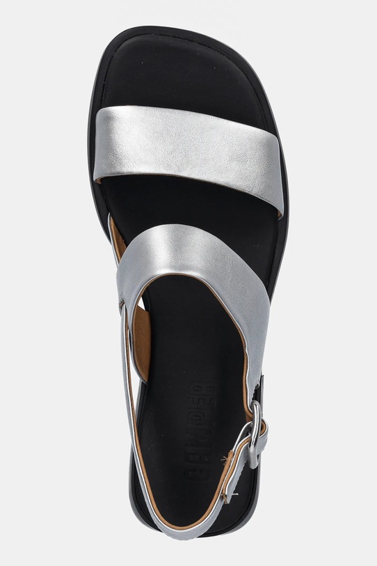 Kožne sandale Camper Dana srebrna K201486.012