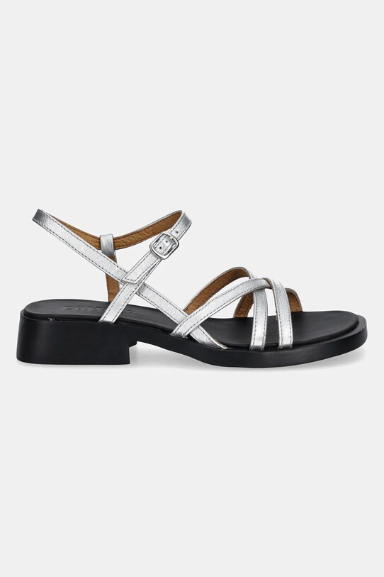 Δερμάτινα σανδάλια Camper Dana K201487.006 ασημί SS25