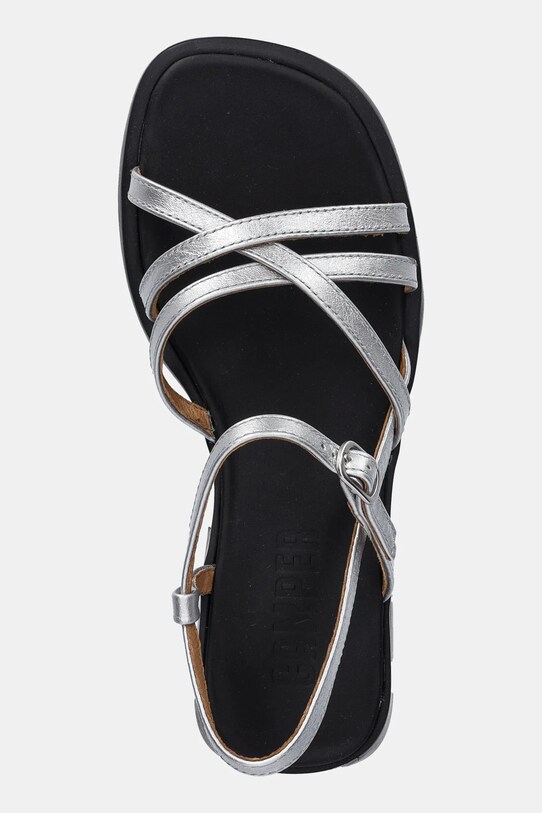 Δερμάτινα σανδάλια Camper Dana ασημί K201487.006