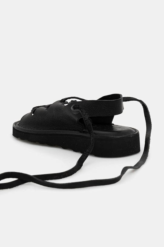 Boty Kožené sandály Fracap Sandal D030 černá