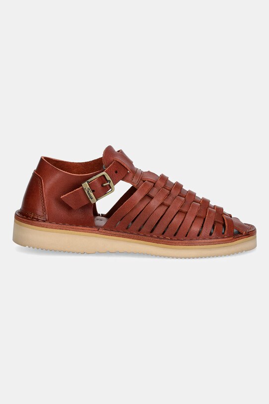 Kožne sandale Fracap Sandals D025 smeđa SS25