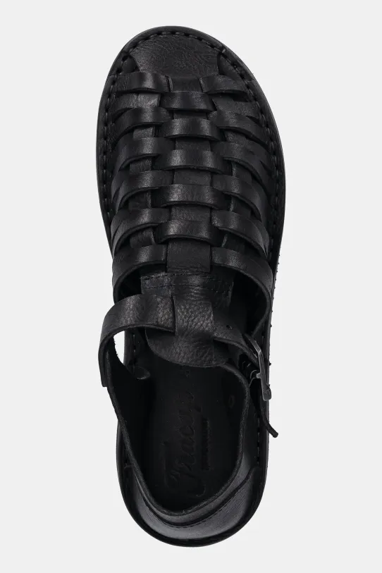 Kožne sandale Fracap Sandals crna D025
