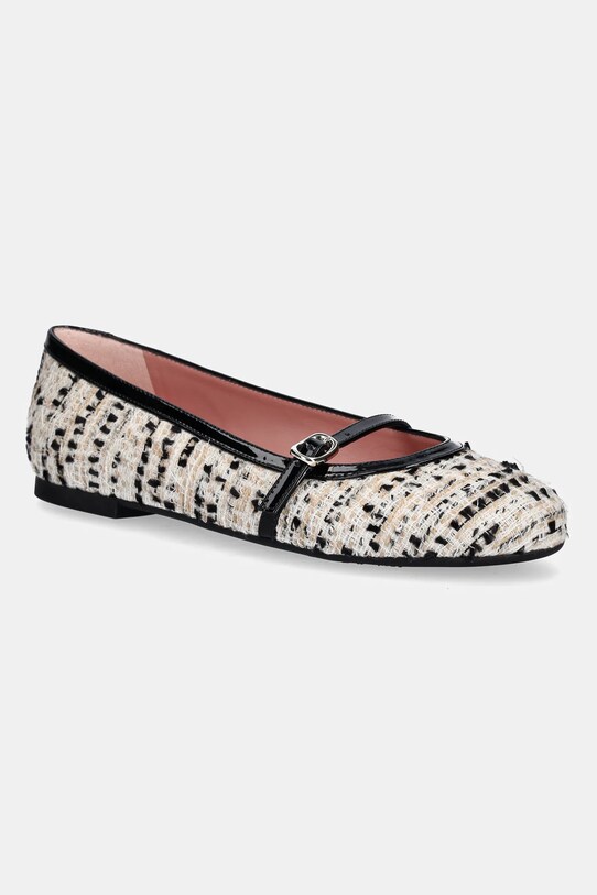 Pretty Ballerinas balerini Nicole piele patentata bej 52053.C.9101