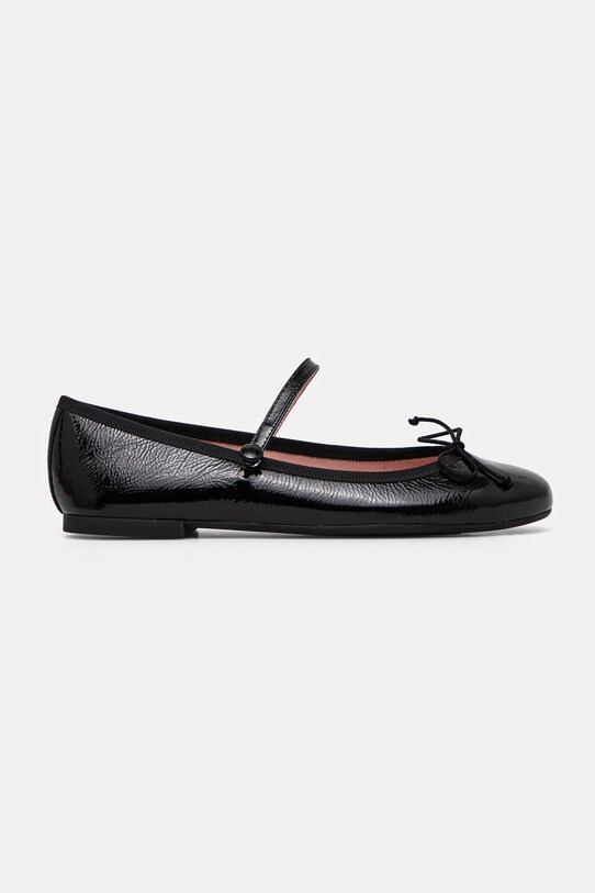 Шкіряні балетки Pretty Ballerinas Nicole 52073.A.9101 чорний SS25