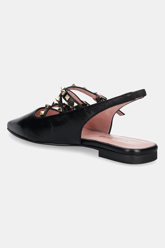 Obuwie Pretty Ballerinas baleriny skórzane Yvette 52136.A.9331 czarny