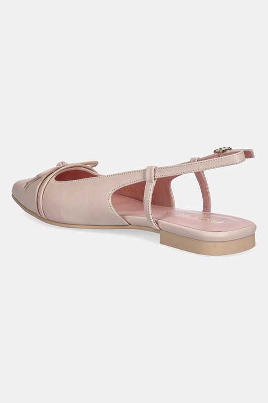 Încălțăminte Pretty Ballerinas balerini de piele Yvette 52144.B.9331 bej