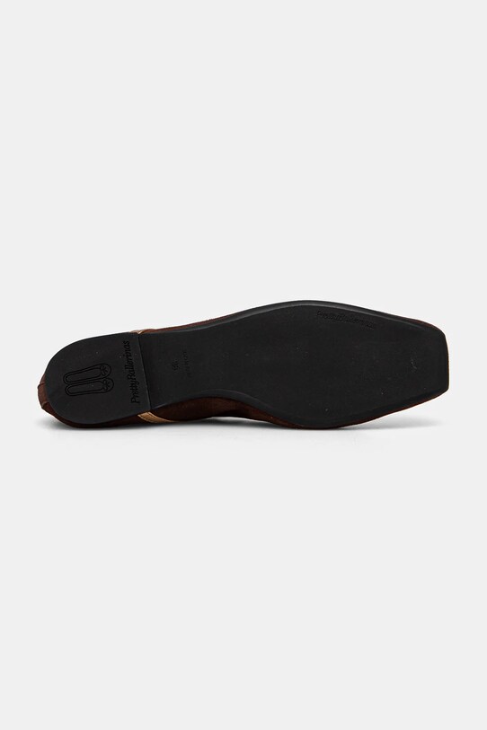 Pretty Ballerinas balerini din piele întoarsă Camille 52217.A.9301 maro