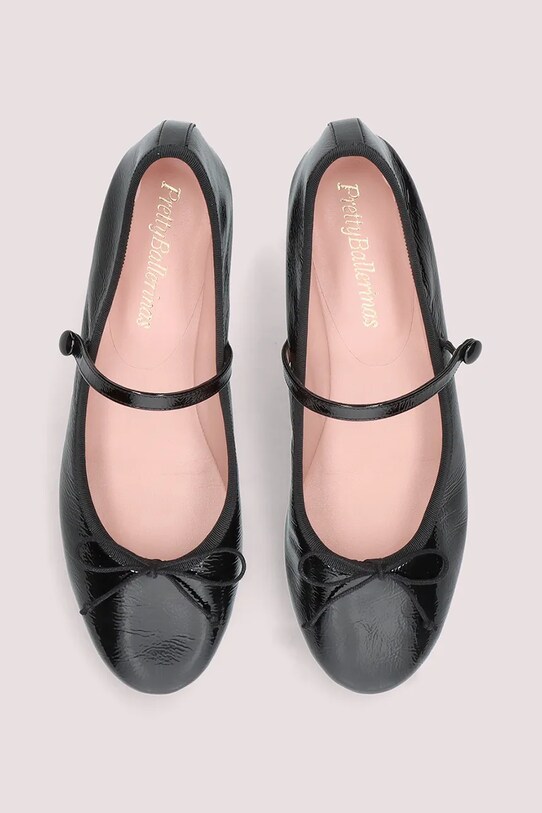 Взуття Шкіряні балетки Pretty Ballerinas Gretschen 52237.A.9302 чорний
