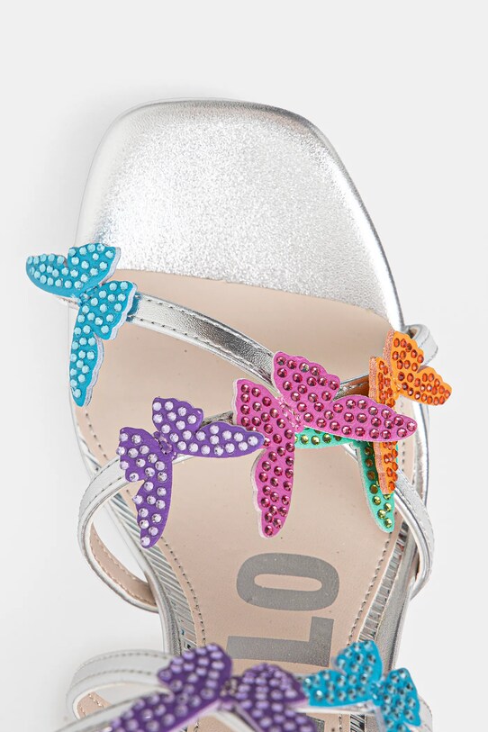 Сандалі Buffalo June Mss Butterfly Glam срібний 1291615.SLV