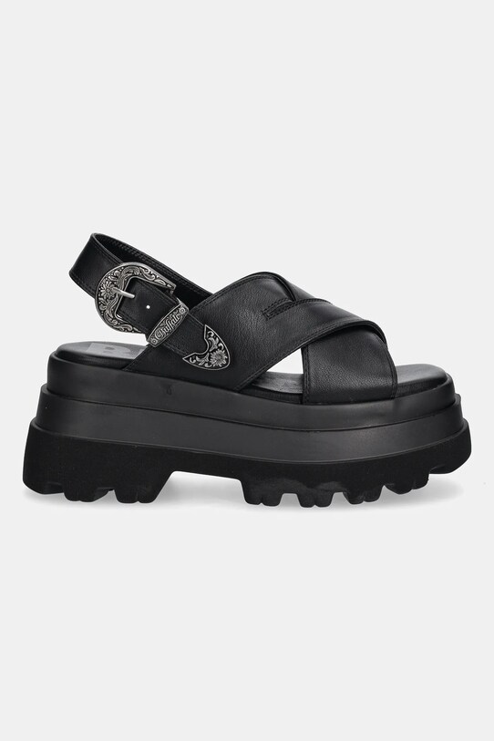 Buffalo sandale Jupiter Cross West 1602260.BLK negru SS25
