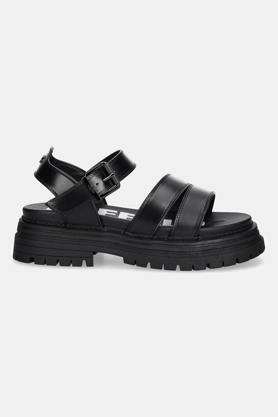 Σανδάλια Buffalo Lennox Ts Sandal 1602274.BLK μαύρο SS25